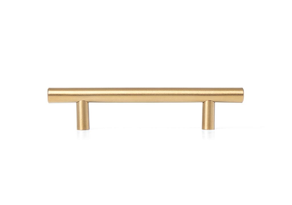 Manija 024 acero 201 cil hueca cc 160 mm golden - VIRTUAL MUEBLES