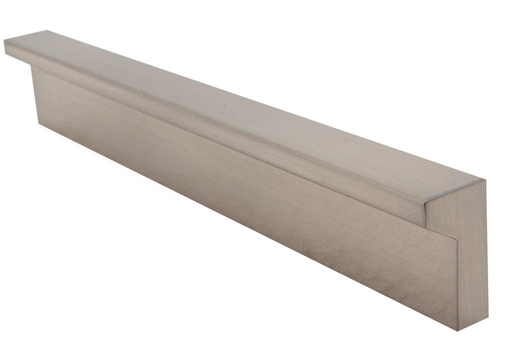 Manija aluminio en l cc 128 mm - VIRTUAL MUEBLES