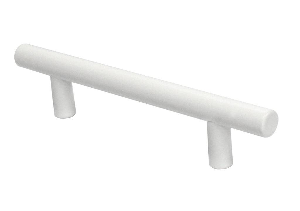 Manija acero 201 pintada blanca cc 96 mm - VIRTUAL MUEBLES