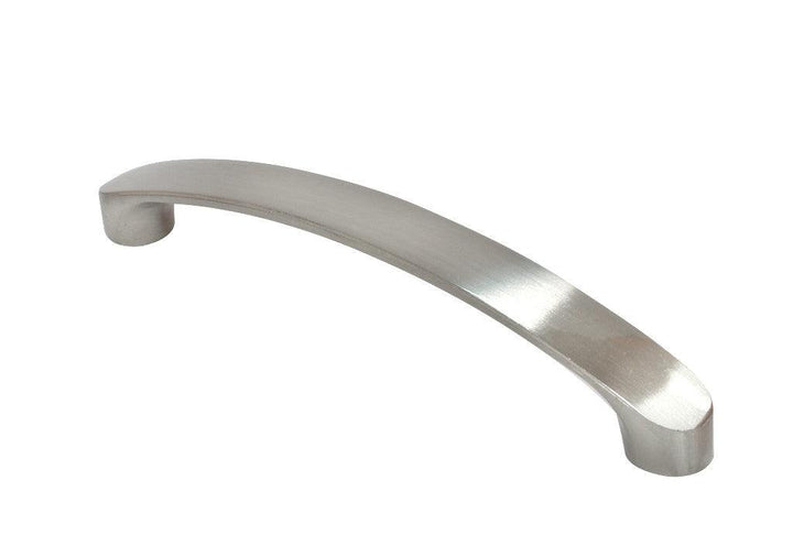 Manija aluminio en arco niquel cepillado cc 96 mm - VIRTUAL MUEBLES