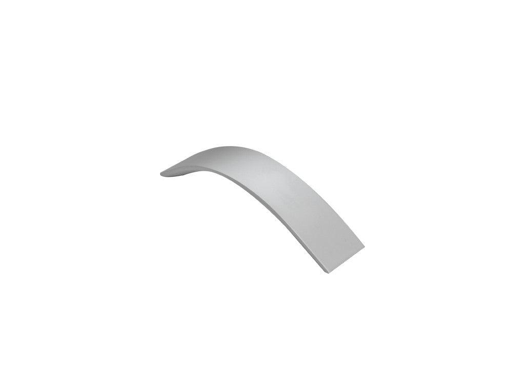 Manija aluminio lisa en arco cc 96 mm - VIRTUAL MUEBLES
