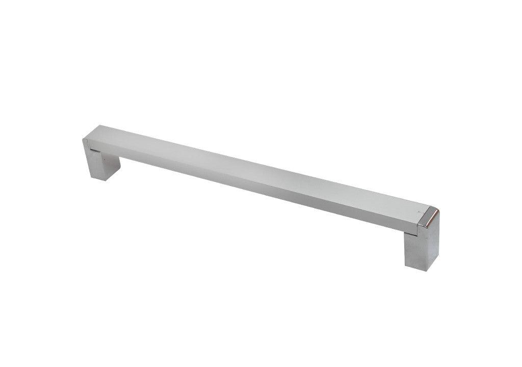 Manija aluminio plana cc 160mm - VIRTUAL MUEBLES