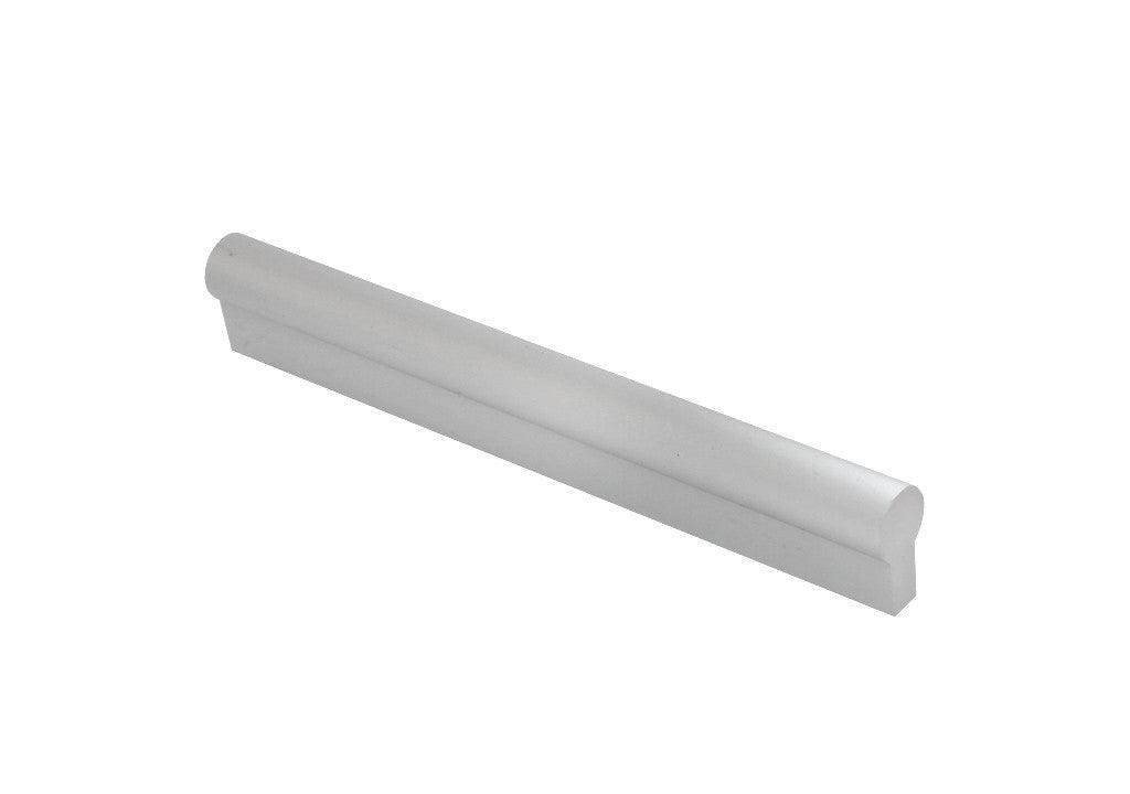 Manija aluminio cilíndrica base rectangular cc 96 mm - VIRTUAL MUEBLES