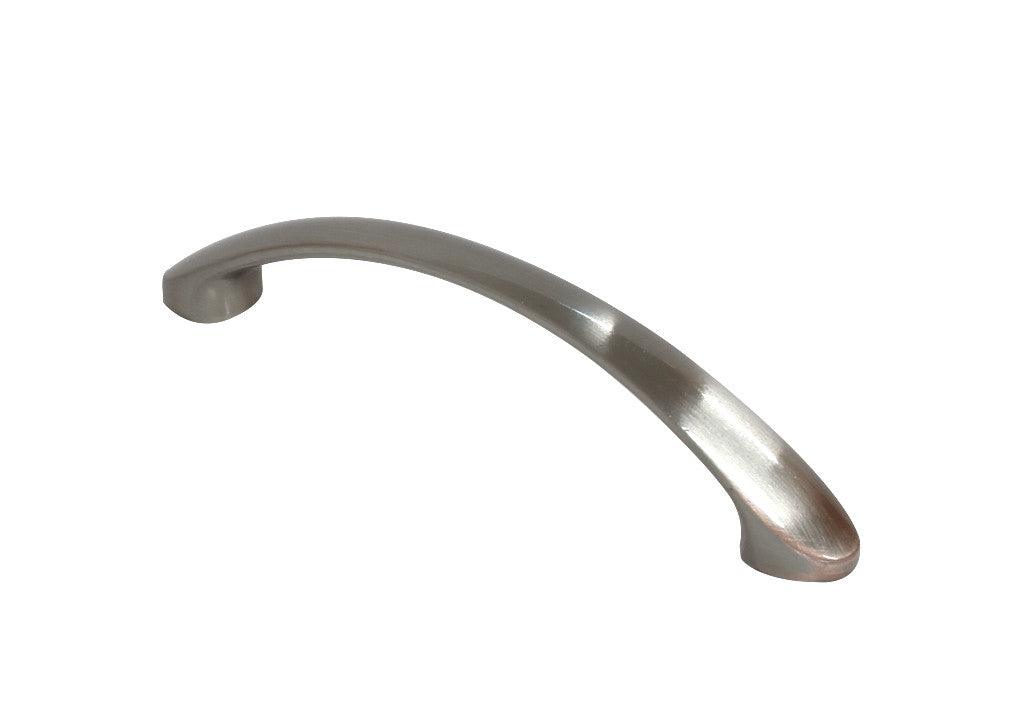 Manija zamak en arco níquel cepillado cc 96mm - VIRTUAL MUEBLES