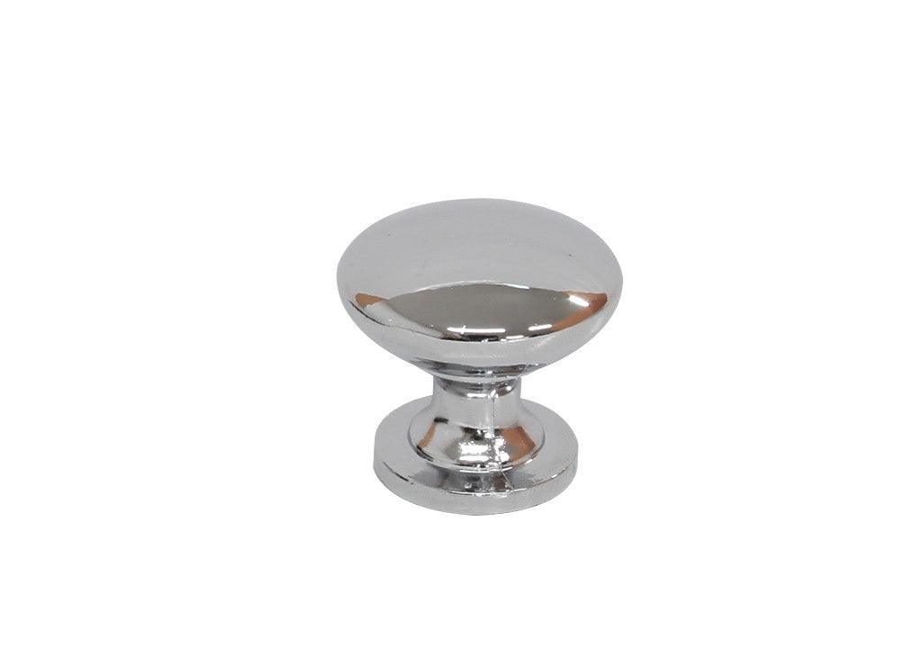 Botón zamak redondo cromado - VIRTUAL MUEBLES