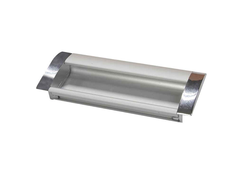 Manija 517 aluminio incrustar cc 96 mm - VIRTUAL MUEBLES