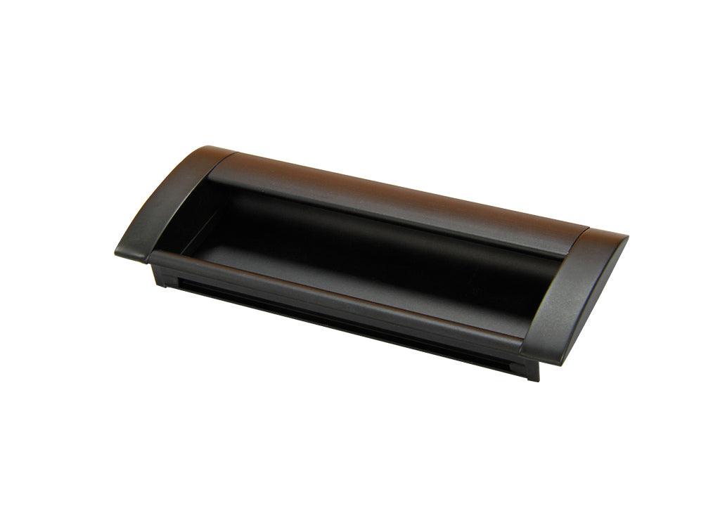 Manija 518 alum negra incrustar cc 96 mm - VIRTUAL MUEBLES