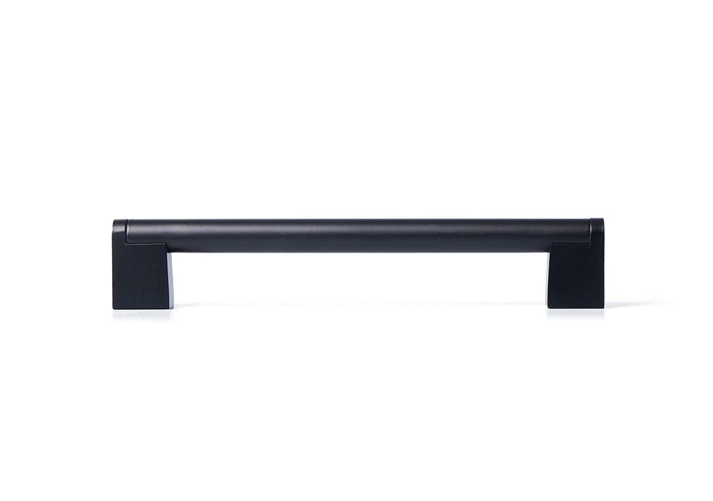 Manija 312 acero 201 cc 160 mm negra - VIRTUAL MUEBLES