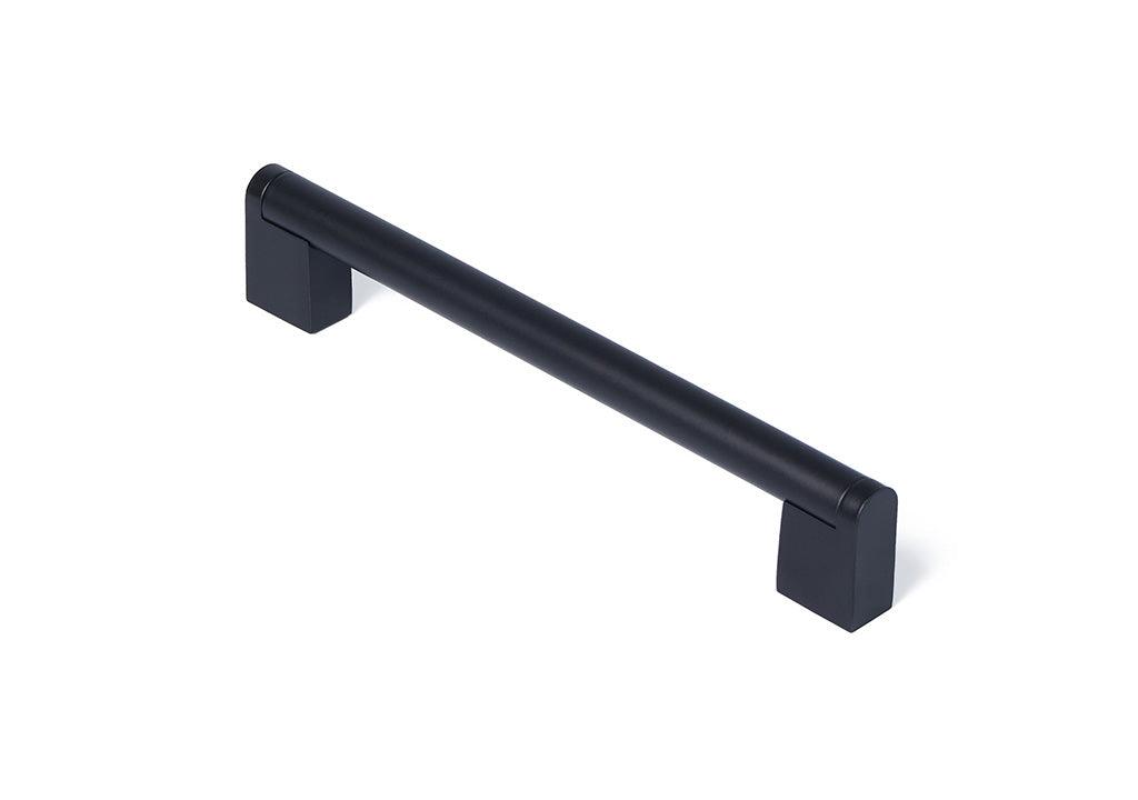 Manija 312 acero 201 cc 192 mm negra - VIRTUAL MUEBLES