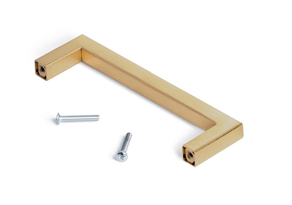Manija 418 acero 201 cc 96 mm golden - VIRTUAL MUEBLES