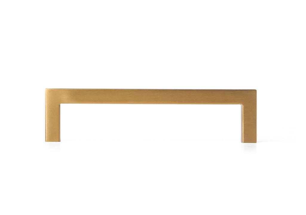 Manija 418 acero 201 cc 128 mm golden - VIRTUAL MUEBLES