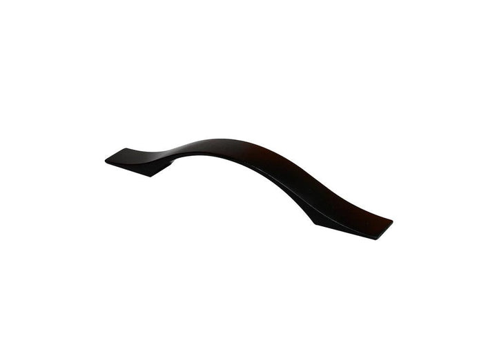 Manija 673 aluminiocc:128mmnegra - VIRTUAL MUEBLES