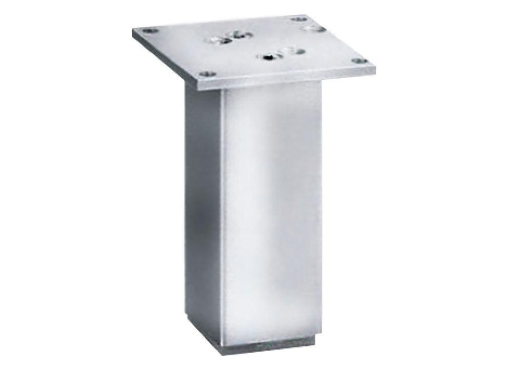 Pata 030 aluminio cuadrada h 100mm - VIRTUAL MUEBLES