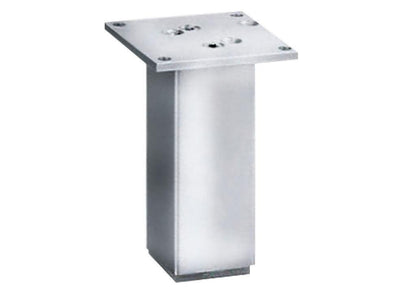 Pata 030 aluminio cuadrada h 100mm - VIRTUAL MUEBLES