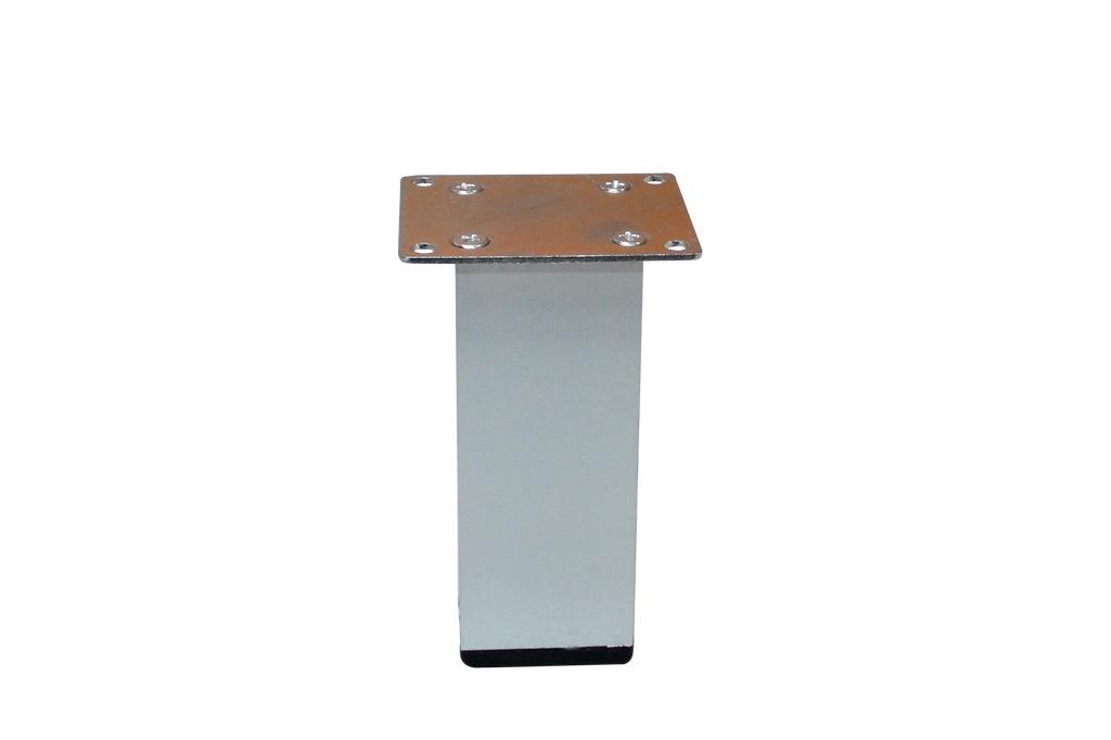 Pata 030 aluminio cuadrada h 100mm - VIRTUAL MUEBLES