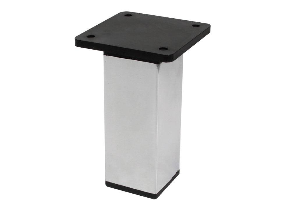 Pata 596 acero cromado h: 60 mm 38 x 38 mm nivelador - VIRTUAL MUEBLES