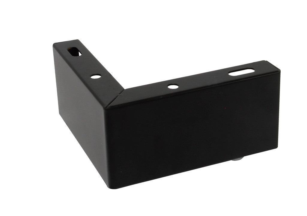 Pata 515 acero pintado - negro h: 55 mm 104 x 104 mm - VIRTUAL MUEBLES