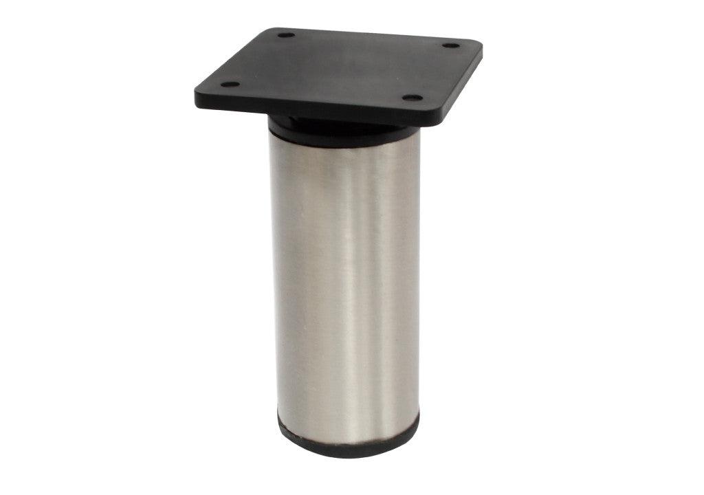 Pata 797 acero níquel cepillado h: 60 mm ø 42 mm nivelador - VIRTUAL MUEBLES