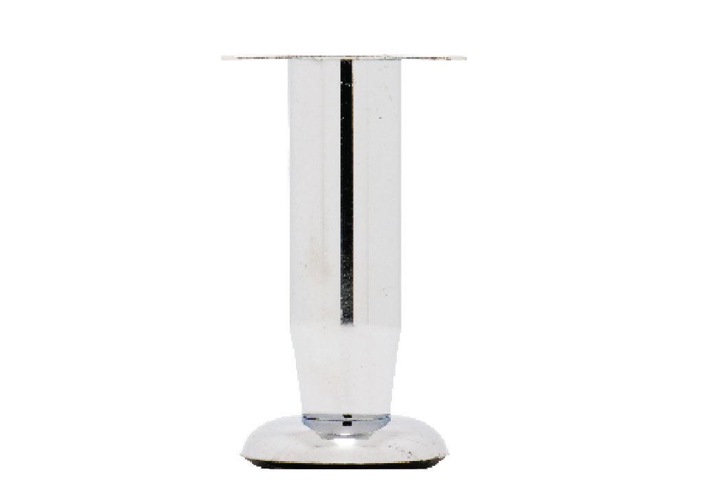 Pata 702 acero cilíndrica - cónica 120 mm - VIRTUAL MUEBLES