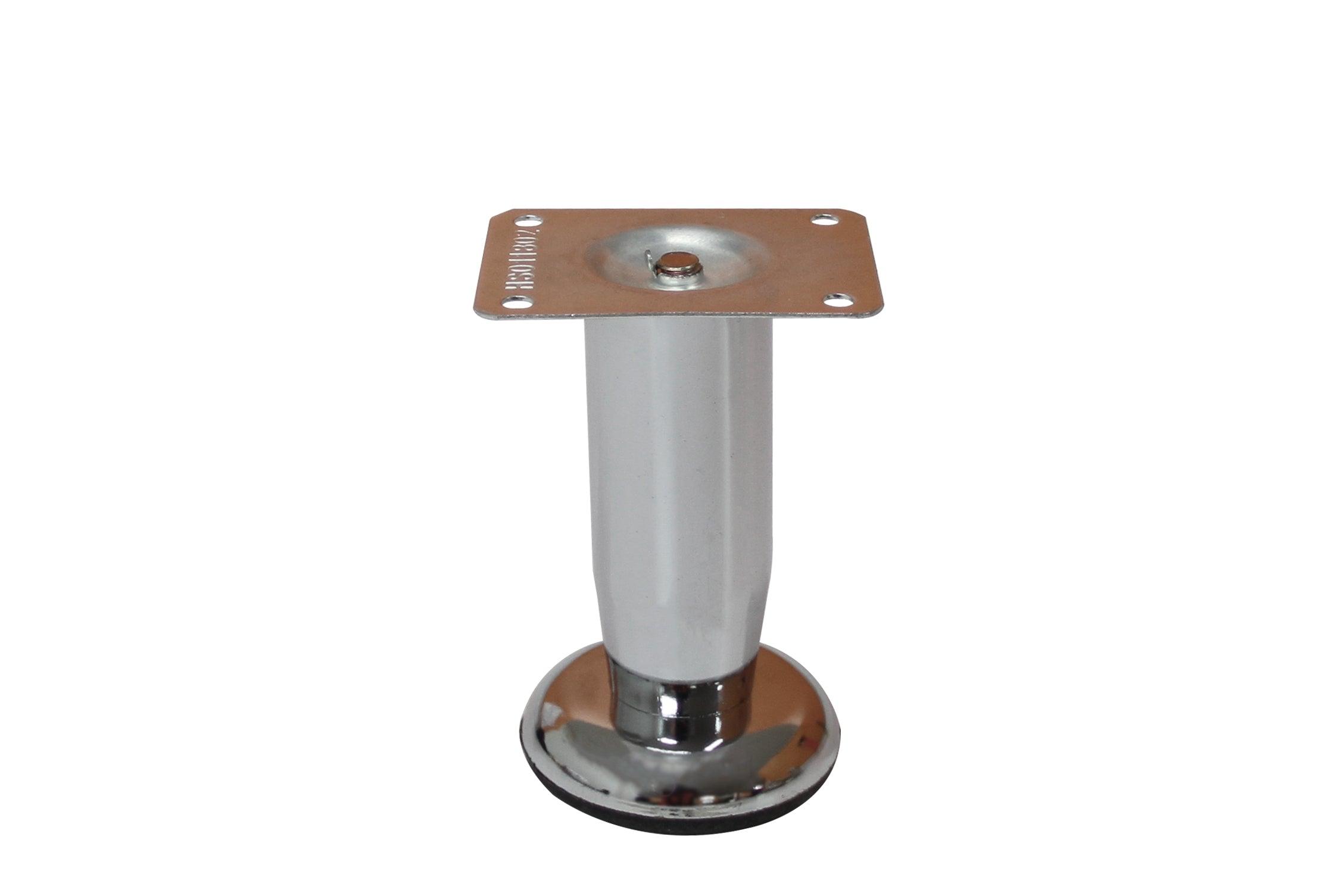 Pata 702 acero cilíndrica - cónica 120 mm - VIRTUAL MUEBLES