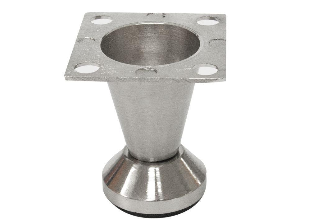 Pata zamak 113 en arco 50 mm - VIRTUAL MUEBLES
