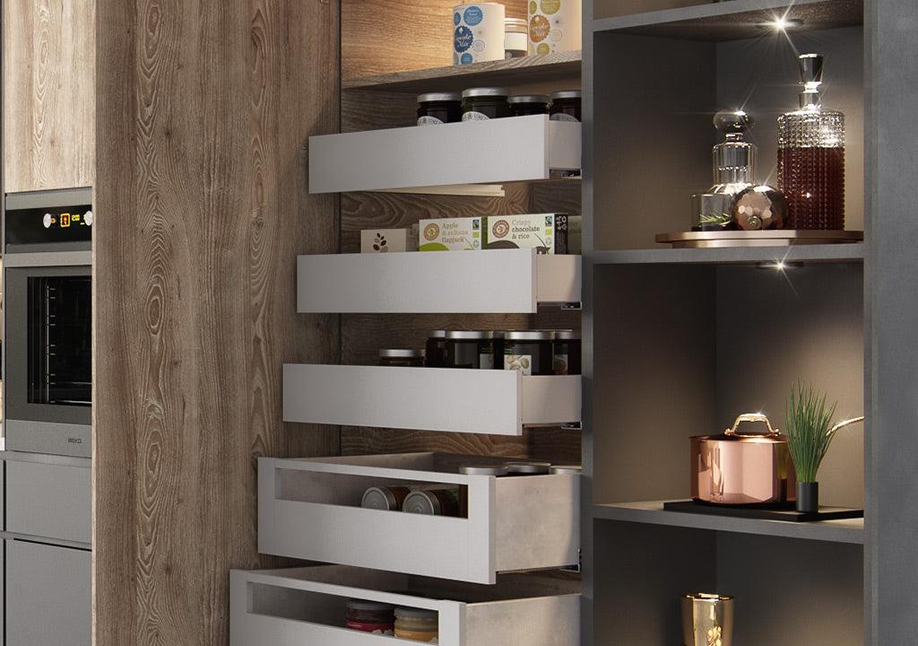 Costado metálico para slim box bajo blanco h:63mm l:500mm - VIRTUAL MUEBLES