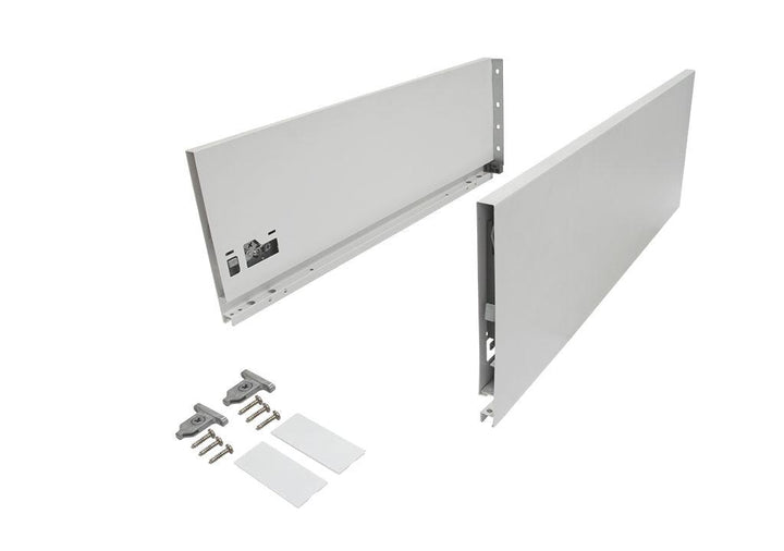 Costado metálico para slim box alto blanco h:148mm l:400mm - VIRTUAL MUEBLES