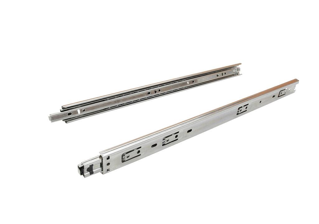 Riel extensión total carga ultra liviana 400 mm 10 kg acero - VIRTUAL MUEBLES