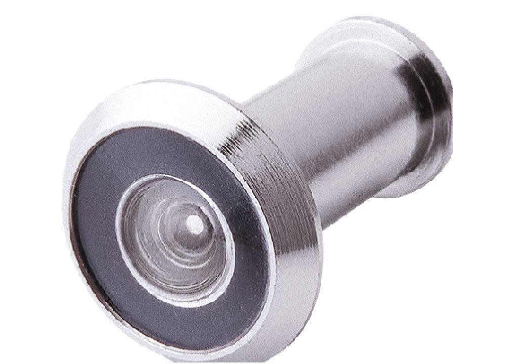 Ojo mágico 200° bronce cromado - VIRTUAL MUEBLES