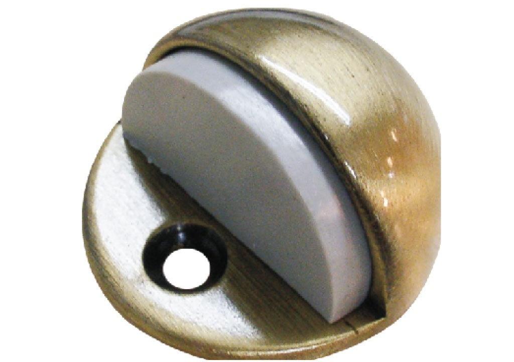 Tope para puerta media luna bronce Fijado al piso - VIRTUAL MUEBLES