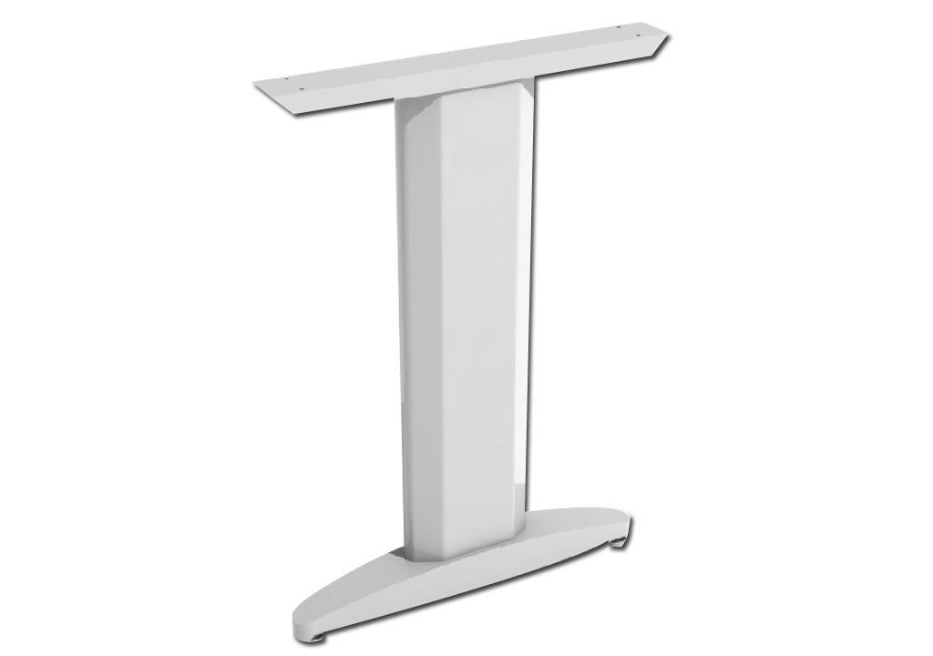 Base acero 411 para escritorio - negra mate - VIRTUAL MUEBLES