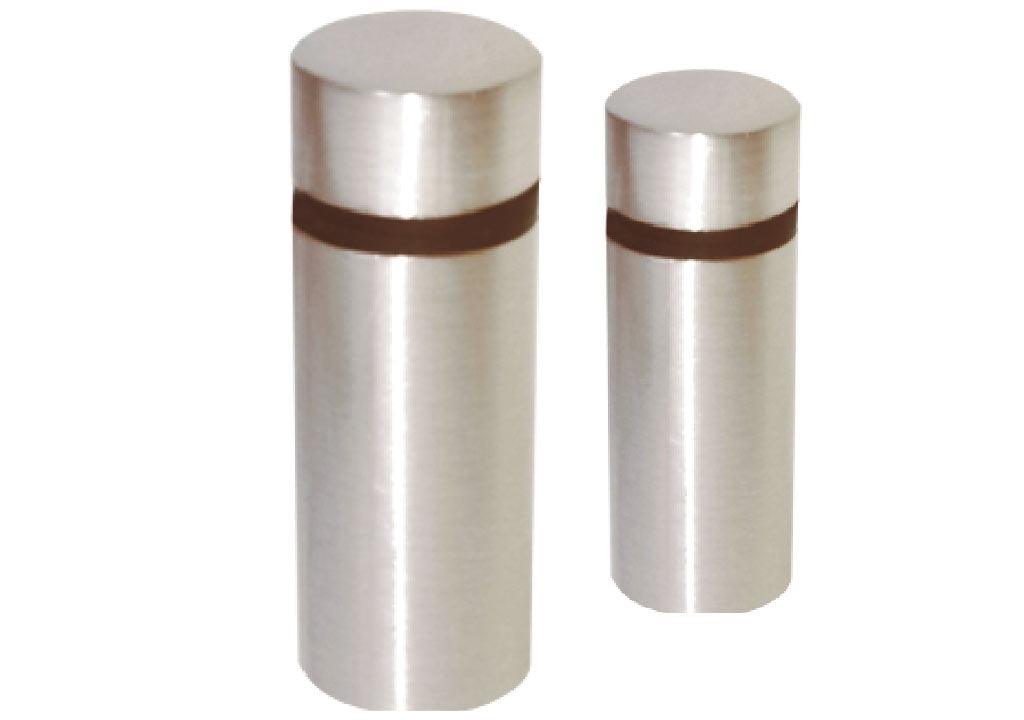 Soporte de vidrio Dilatador con tapa acero 201 25 x 20 mm - VIRTUAL MUEBLES