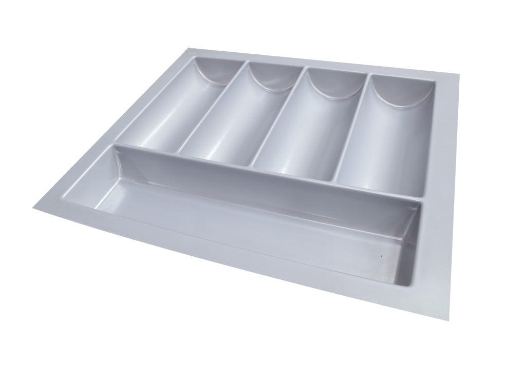 Cubiertero plástico Color: gris plata ancho: 400-440mm largo: 500mm altura: 50mm para ancho de cuerpo de 500mm - VIRTUAL MUEBLES