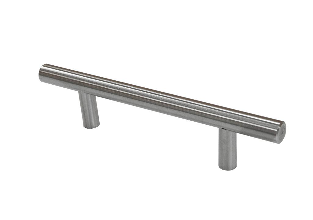 Manija acero 201 cilíndrica solida cc 128 mm - VIRTUAL MUEBLES