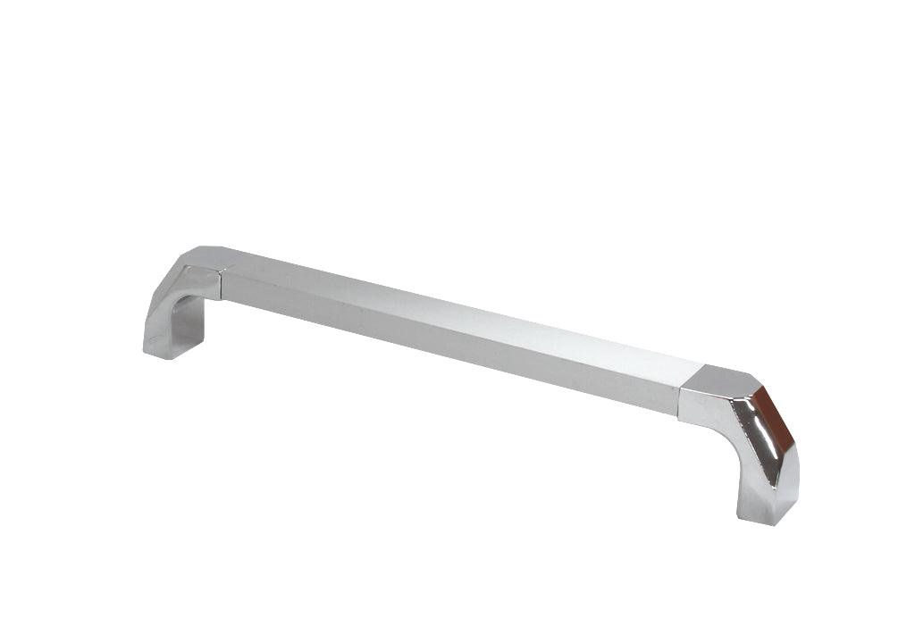 Manija aluminio plana cc 192mm - VIRTUAL MUEBLES
