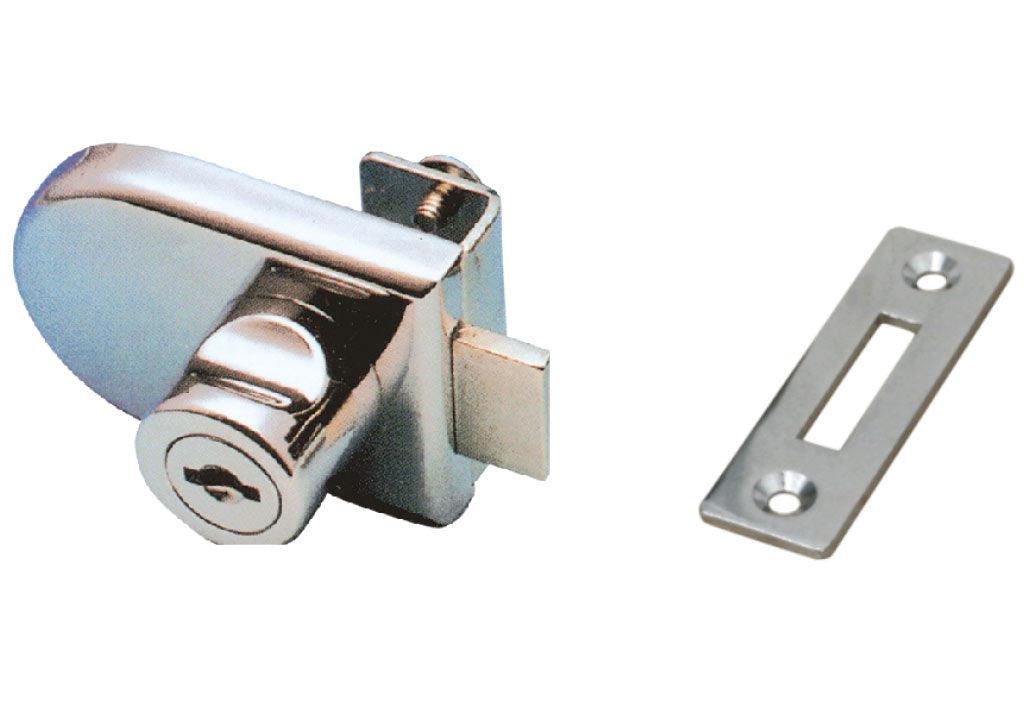 Cerradura para puerta vidrio 401 (1 puerta) - VIRTUAL MUEBLES