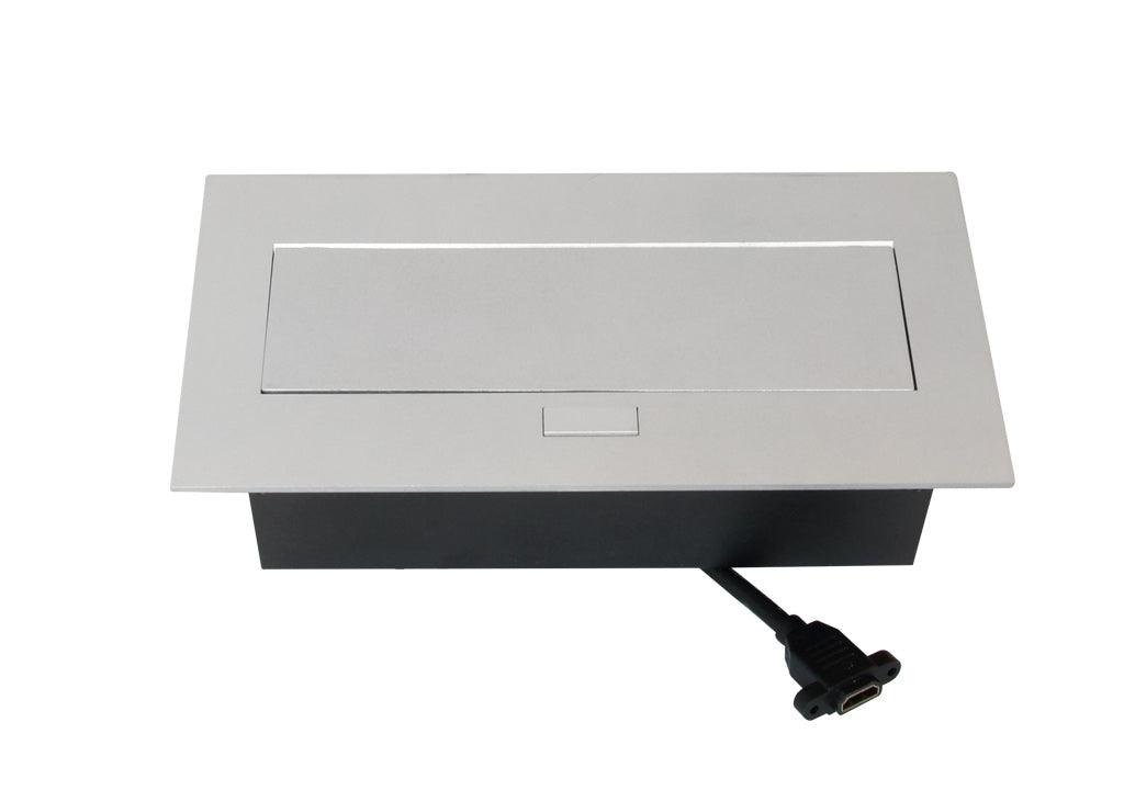 Enchufe oficina - 2 tomas, 1 hdmi, 2 puertos usb para carga - VIRTUAL MUEBLES