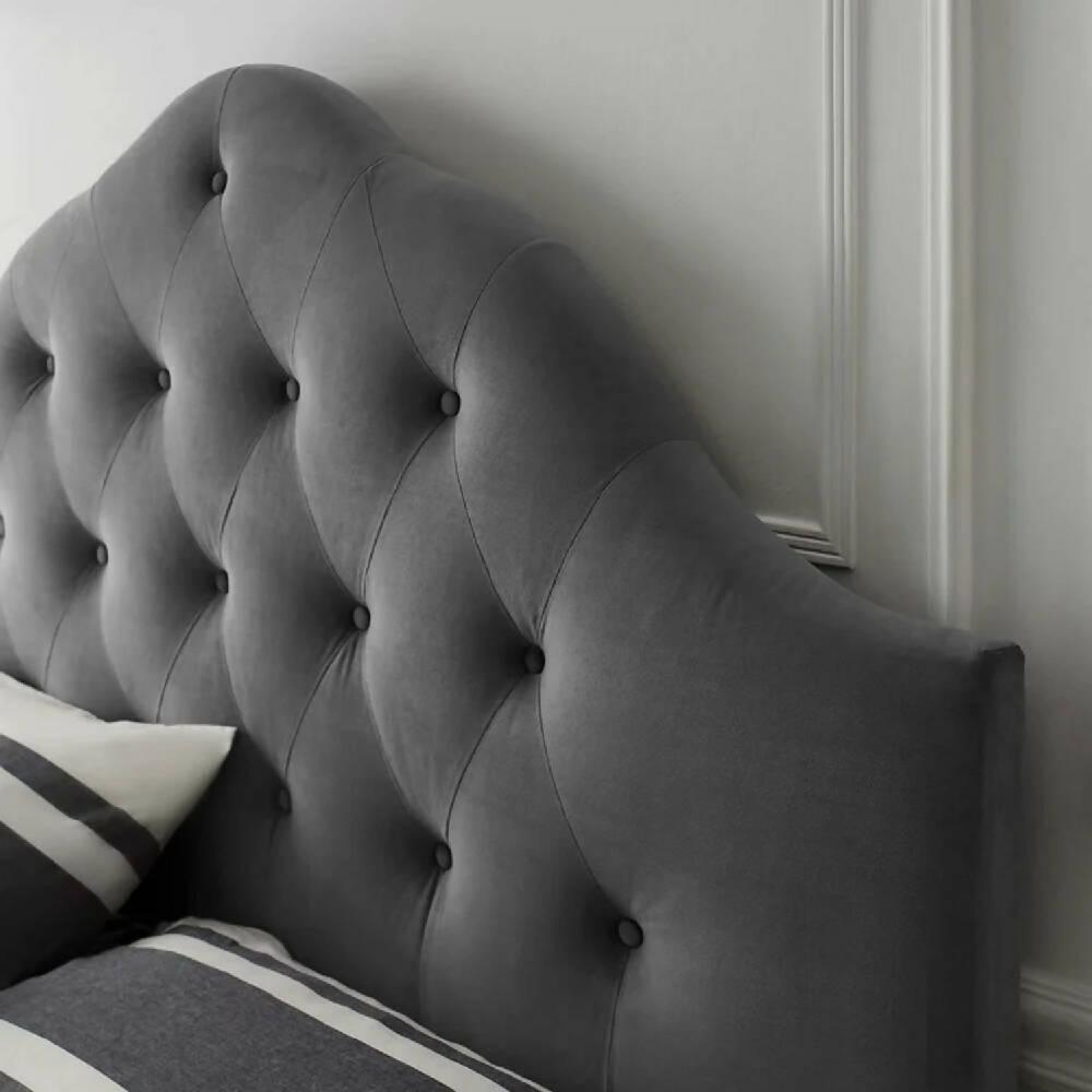 Cabecero para Base Cama Doble Mónaco Gris