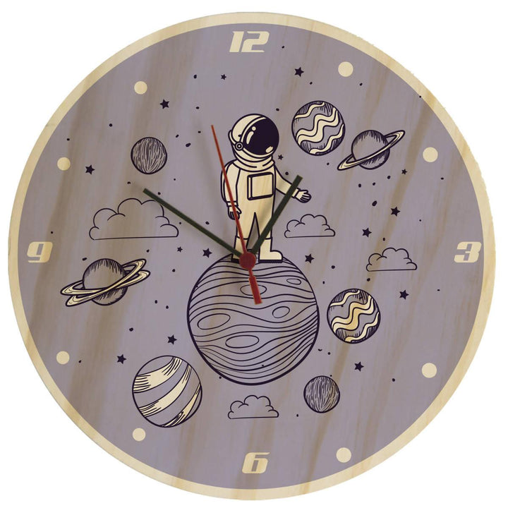 Reloj Astronauta Morado - VIRTUAL MUEBLES