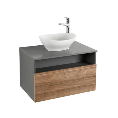 Mueble Corona Plus Vessel 70 Cm Con Lavamanos Derecho - VIRTUAL MUEBLES