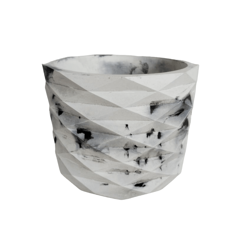 Matera Carlota Petty de Cemento 12.5x15 cm Marmól Negro - VIRTUAL MUEBLES