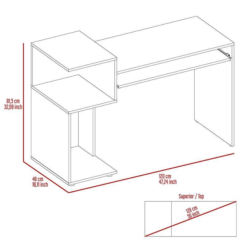 Combo para Habitación Bluckar, incluye Closet y Escritorio.