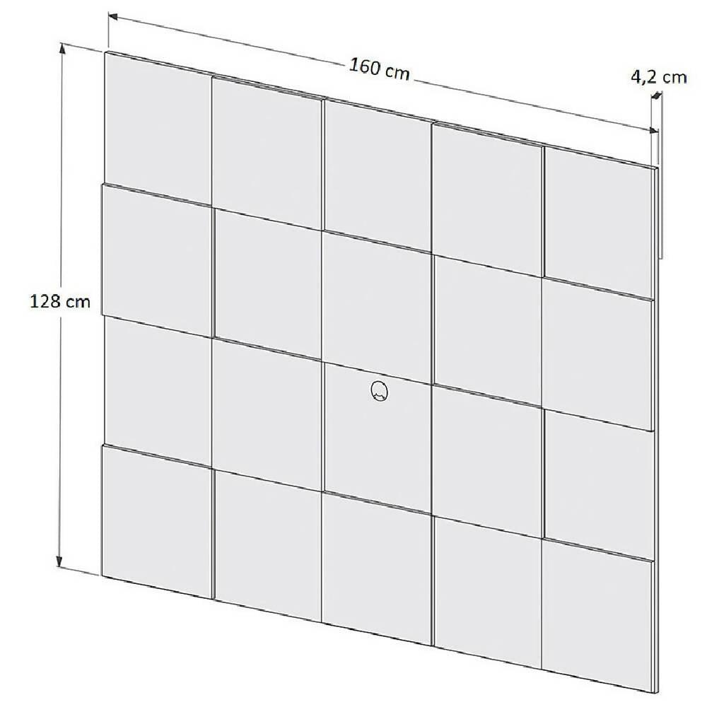 Panel TV Suiza Beige - VIRTUAL MUEBLES