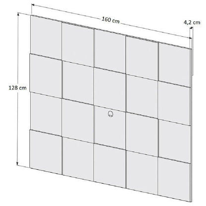 Panel TV Suiza Beige - VIRTUAL MUEBLES