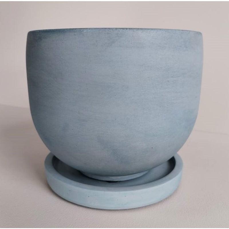 Matera María de Cemento 12.5x15 cm Azul Petróleo - VIRTUAL MUEBLES