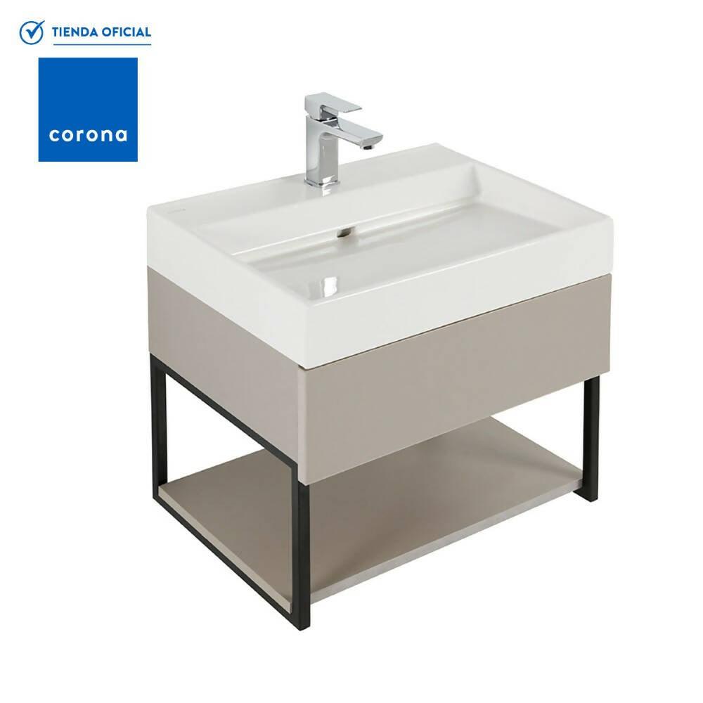Mueble Corona Fussion Plus 60 Cm Con Lavamanos - VIRTUAL MUEBLES