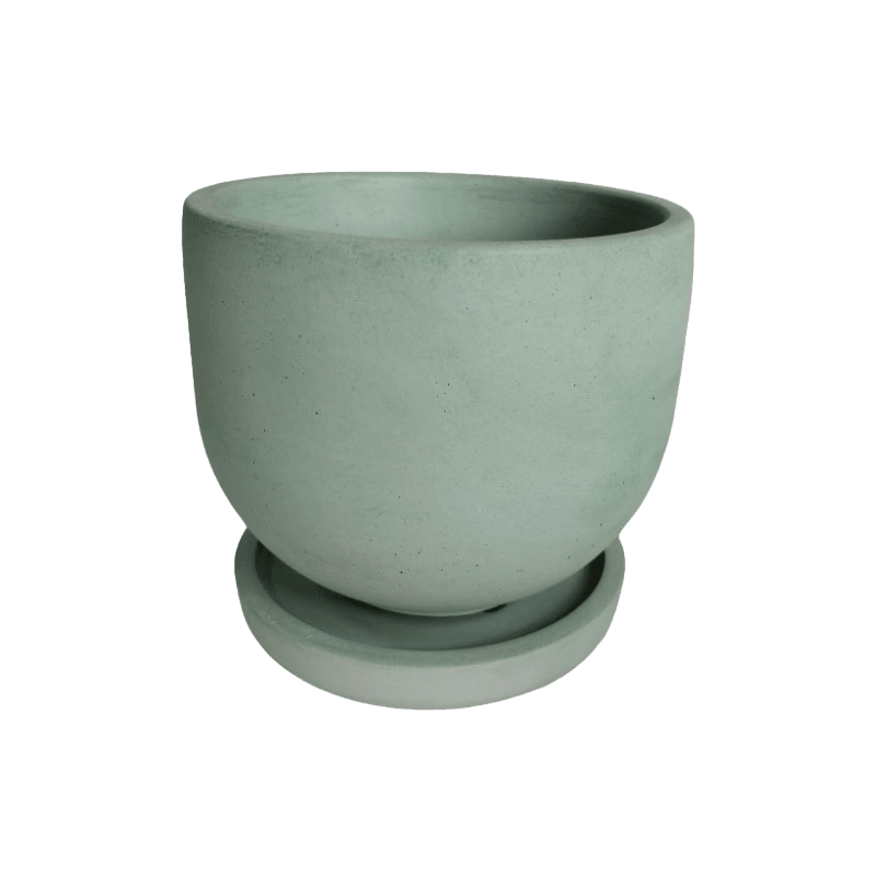 Matera María de Cemento 12.5x15 cm Verde Oliva - VIRTUAL MUEBLES