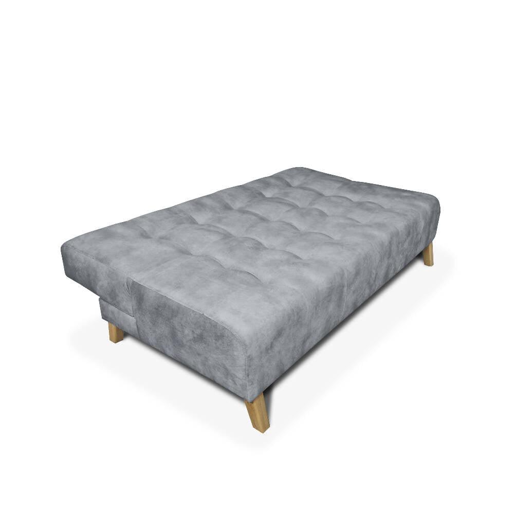 Sofa cama 3 Posiciones Leroy Tela Gris