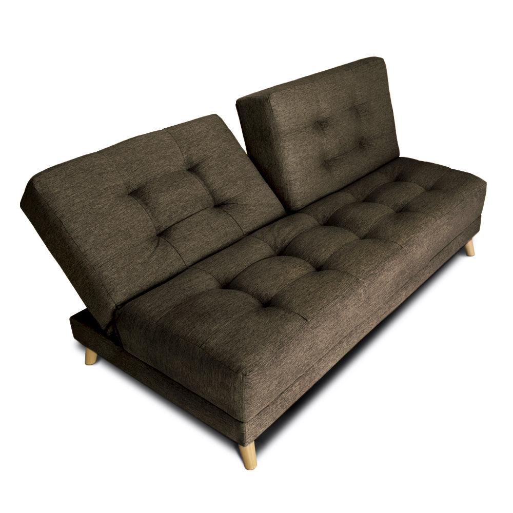 Sofacama Cavalli Clic Clac Multifuncional Café - VIRTUAL MUEBLES