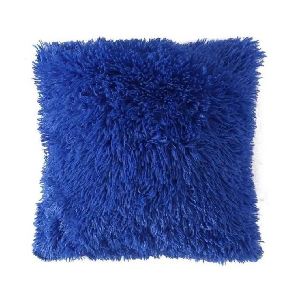 Funda Para Cojin Péludo Azul Rey - VIRTUAL MUEBLES